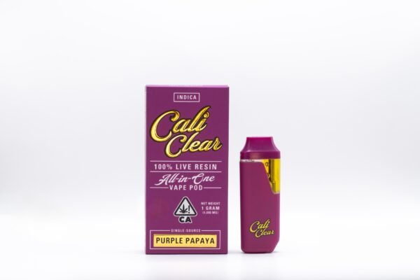 Cali Clear Disposable Purple Papaya