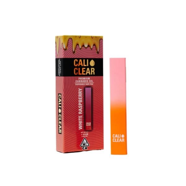 Cali Clear Disposable White Raspberry