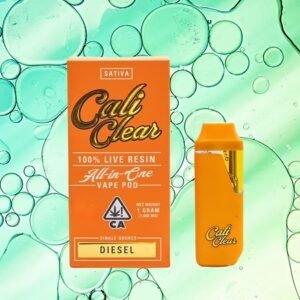 Cali Clear Diesel Live Resin Disposable Vape - 1G THC Cart