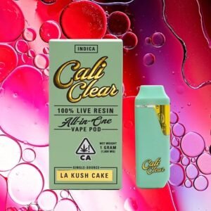 Cali Clear LA Kush Cake Live Resin Disposable Vape - 1G THC Cart